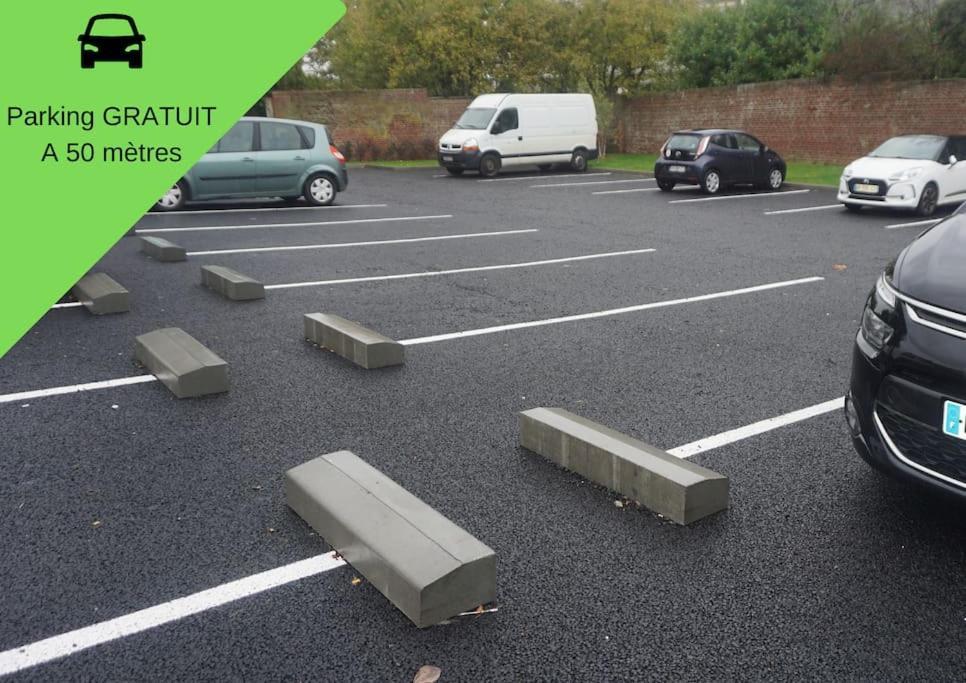 Cosy T2 Wifi Parking Proche Gare Centre Ville Saint-Quentin  Exteriér fotografie